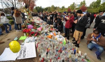  Paul Walker’s Crash Site has Turned into a Memorial