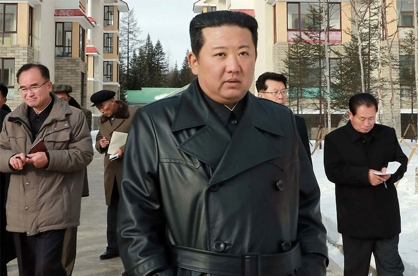  Kim Jong Un, dictator of North Korea, bans leather trench coats