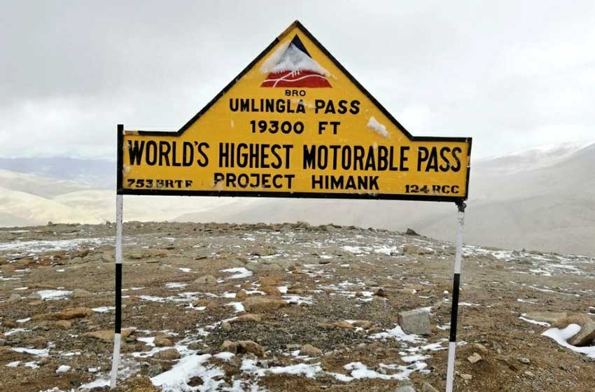 Highest motorable road in the world