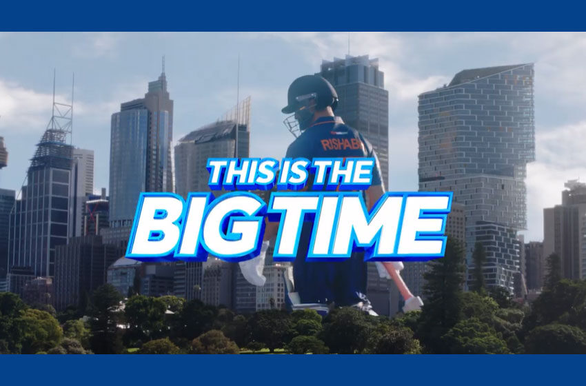  INDIA’S RISHABH PANT ‘RISES FROM SYDNEY HARBOUR’ IN LATEST ‘THIS IS THE BIG TIME’ CAMPAIGN