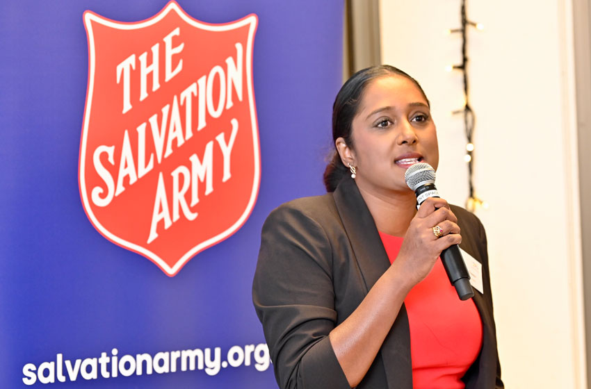 Durga Owen, The Salvation Army testimonial speaker shares her SALVOS journey