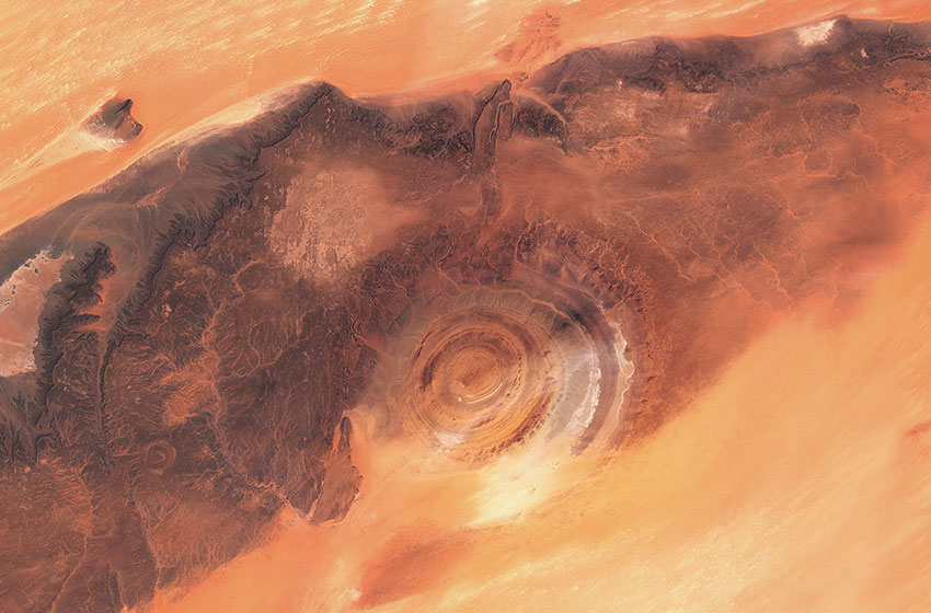 Richat Structure or the Eye of the Sahara