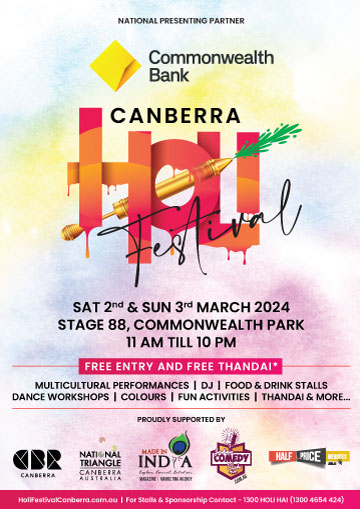 Holi Festival Canberra