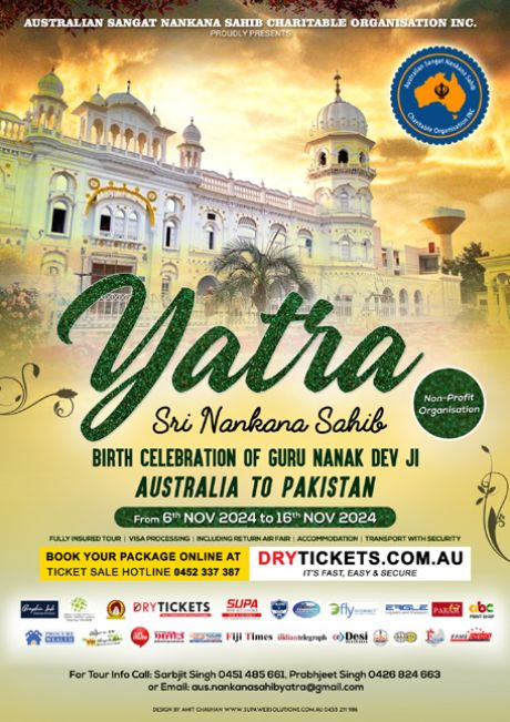 Yatra Nankana Sahib 2024 - Australia To Pakistan