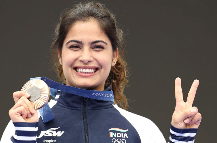 Manu Bhaker Wins 2nd Bronze At The 2024 Paris Olympics