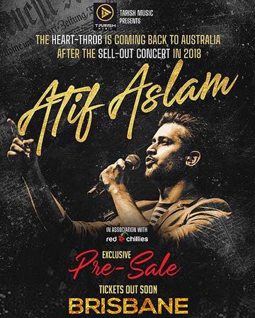 Atif Aslam Live In Concert Brisbane 2022
